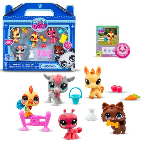Ensemble de 5 animaux de ferme et accessoires Littlest Pet Shop (4 ans et +)