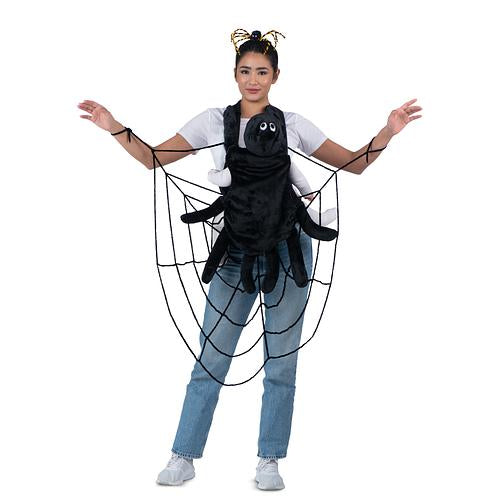 Costume adulte toile d'araignée avec porte-bébé