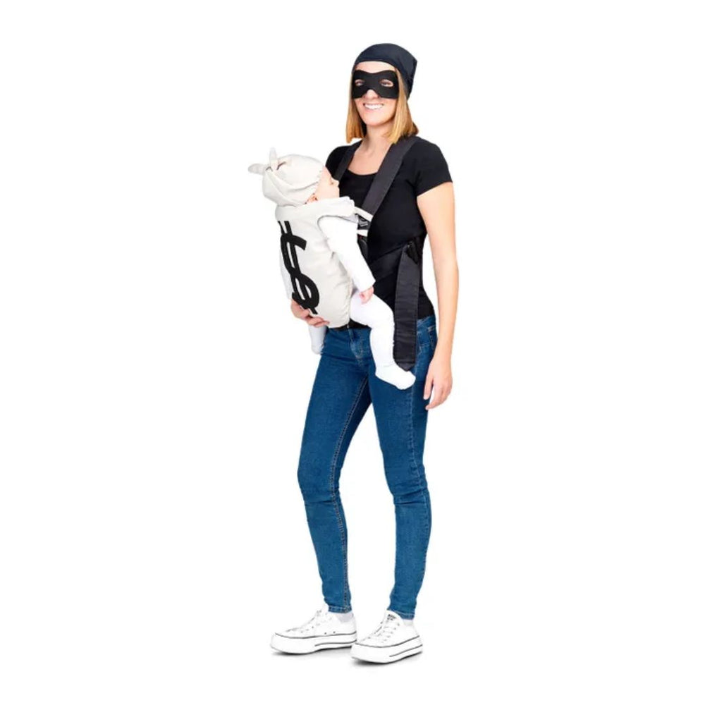 Costume adulte voleur avec porte-bébé