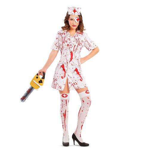 Costume femme infirmière ensanglantée