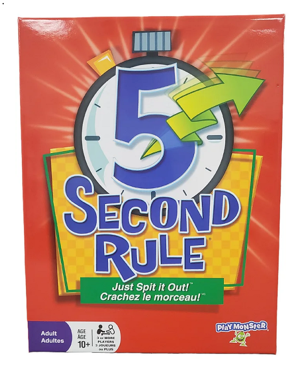 Jeu 5 Second Rule pour les 10 ans et plus, 3 joueurs et plus