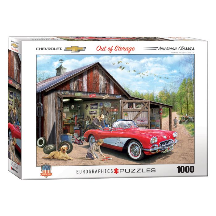 Casse-tête 1000 morceaux Chevrolet out of storage