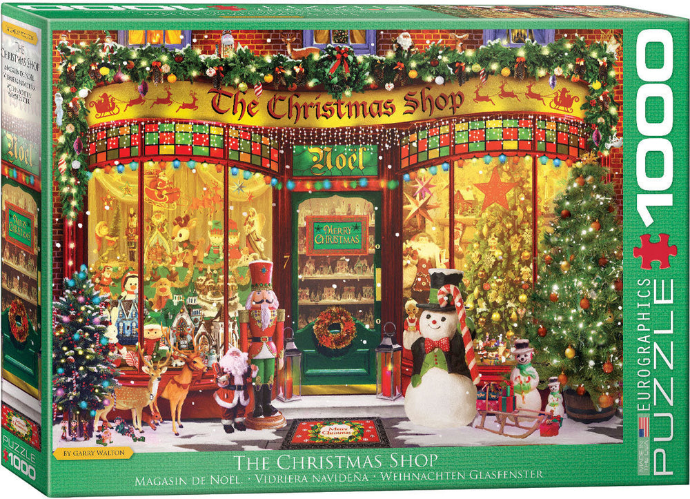 Casse-tête 1000 morceaux magasin de Noël