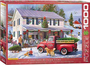Casse-tête 1000 morceaux boutique de Noël antique