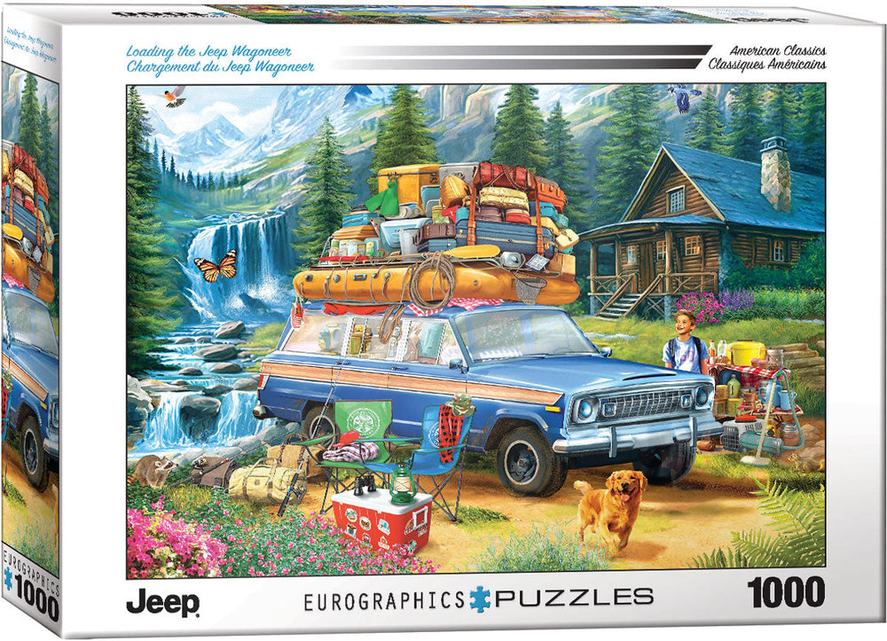 Casse-tête 1000 morceaux chargement du Jeep Wagoneer