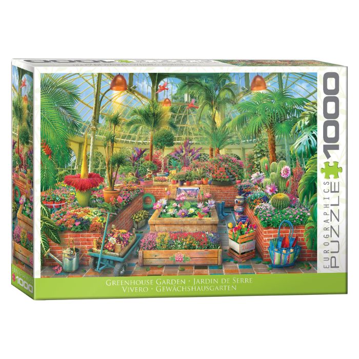Casse-tête 1000 morceaux Jardin de serre