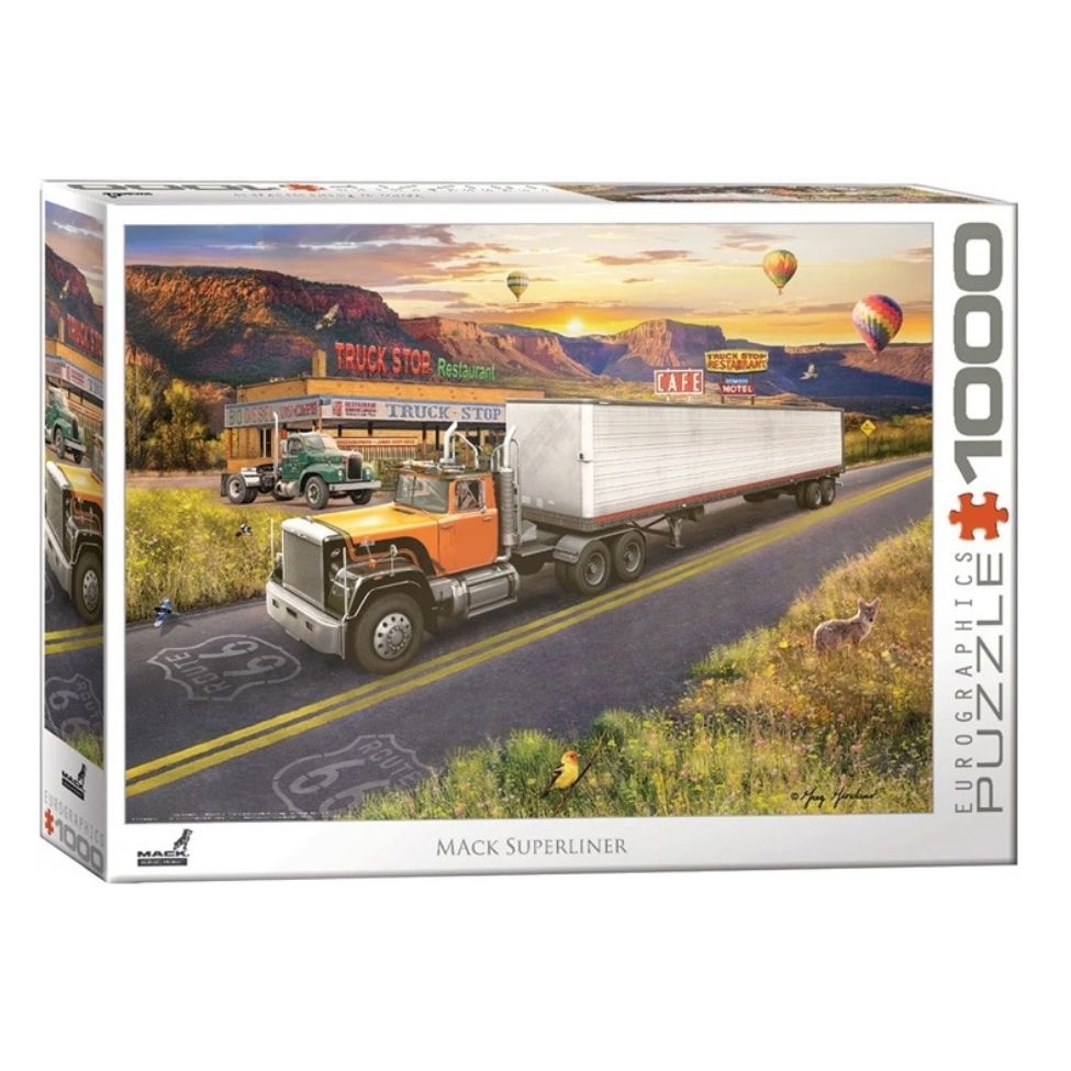 Casse-tête 1000 morceaux camion Mack Superliner