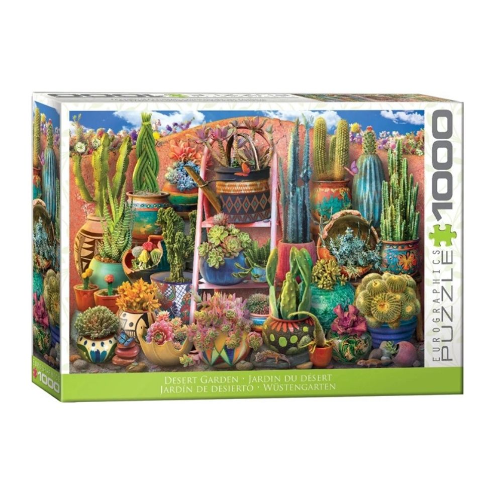 Casse-tête 1000 morceaux jardin du désert