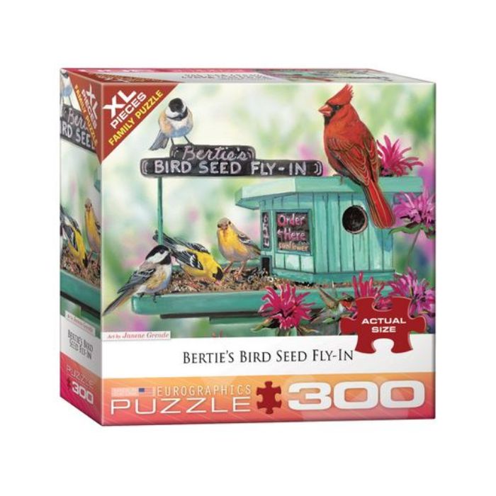 Casse-tête 300 morceaux mangeoire d'oiseau
