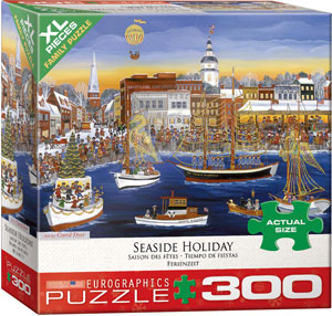 Casse-tête 300 morceaux vacances au bord de la mer Noël
