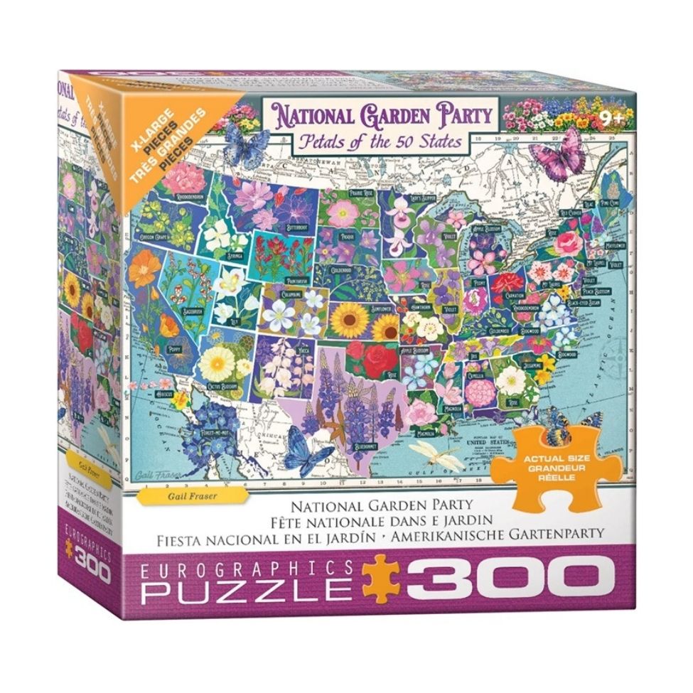 Casse-tête 300 morceaux (très grandes pièces) fête nationale dans le jardin