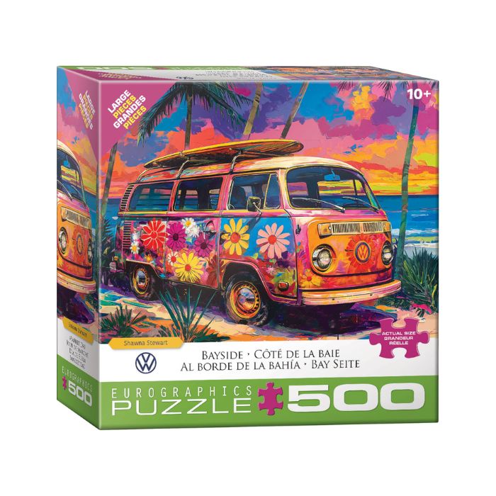 Casse-tête 500 morceaux Westfalia à la plage
