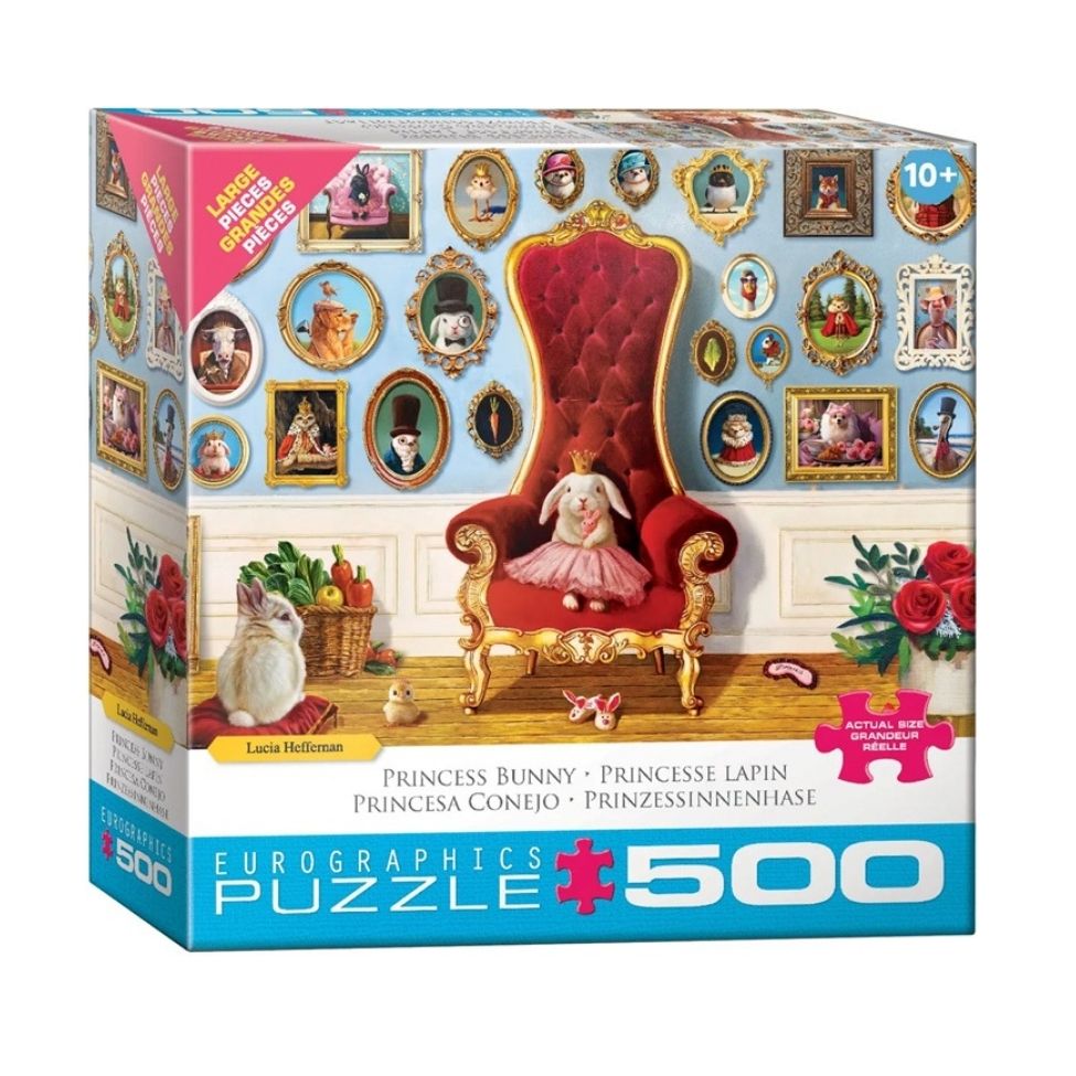 Casse-tête 300 morceaux (grandes pièces) princesse lapin