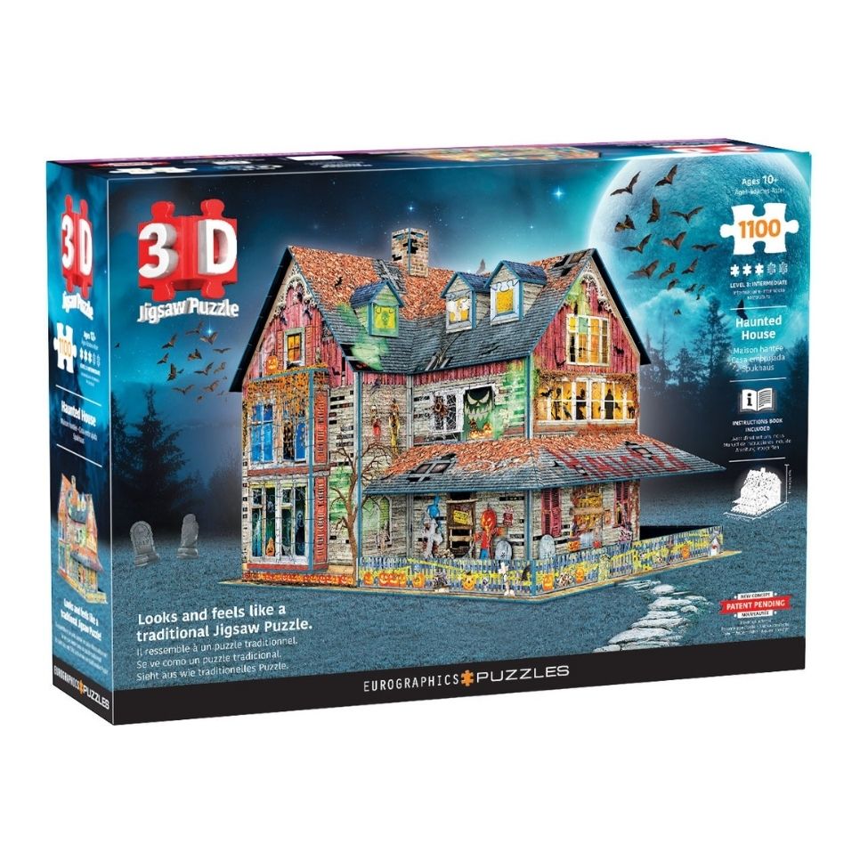 Casse-tête 3D 1100 morceaux maison hantée