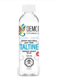 Solvant sans odeur pour l'huile Taltine 120 ml Demco