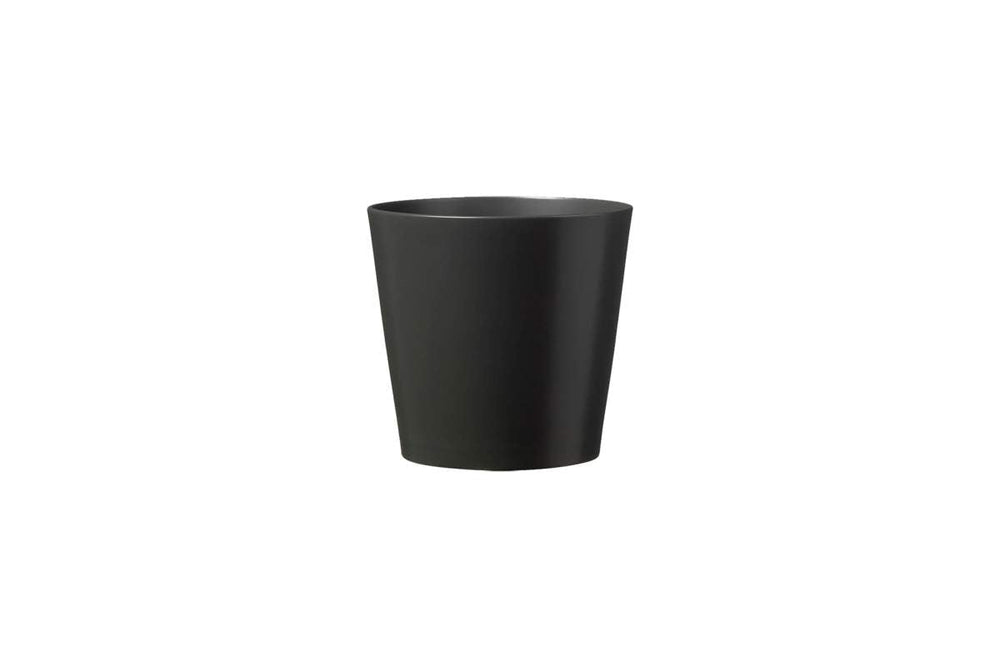Cache-pot Dallas mat noir anthracite
