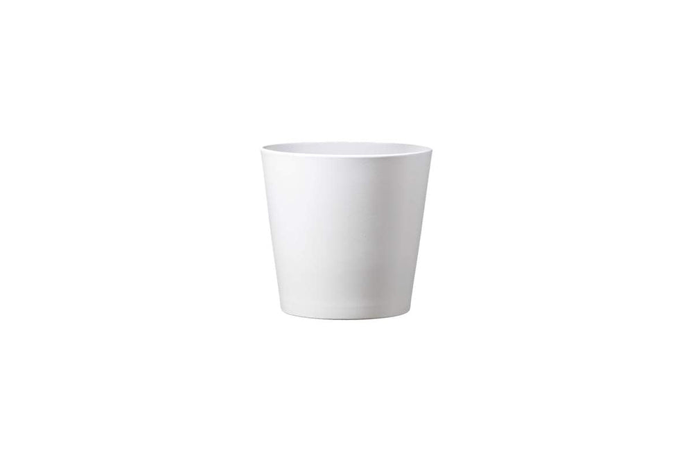 Cache-pot Dallas mat blanc