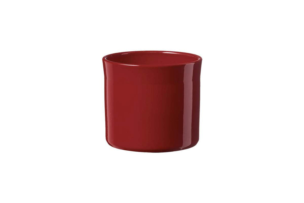 Cache-pot Miami rouge bordeaux lustré 5 po