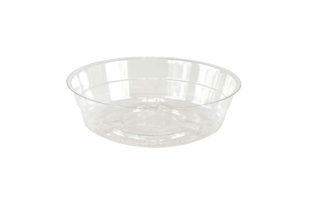 Soucoupe pour pot à plante en plastique transparent 4 po