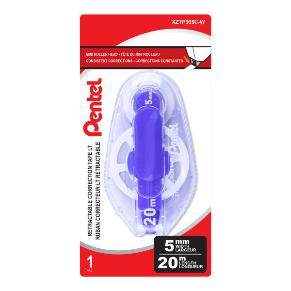 Ruban correcteur 5 mm x 20 m Pentel