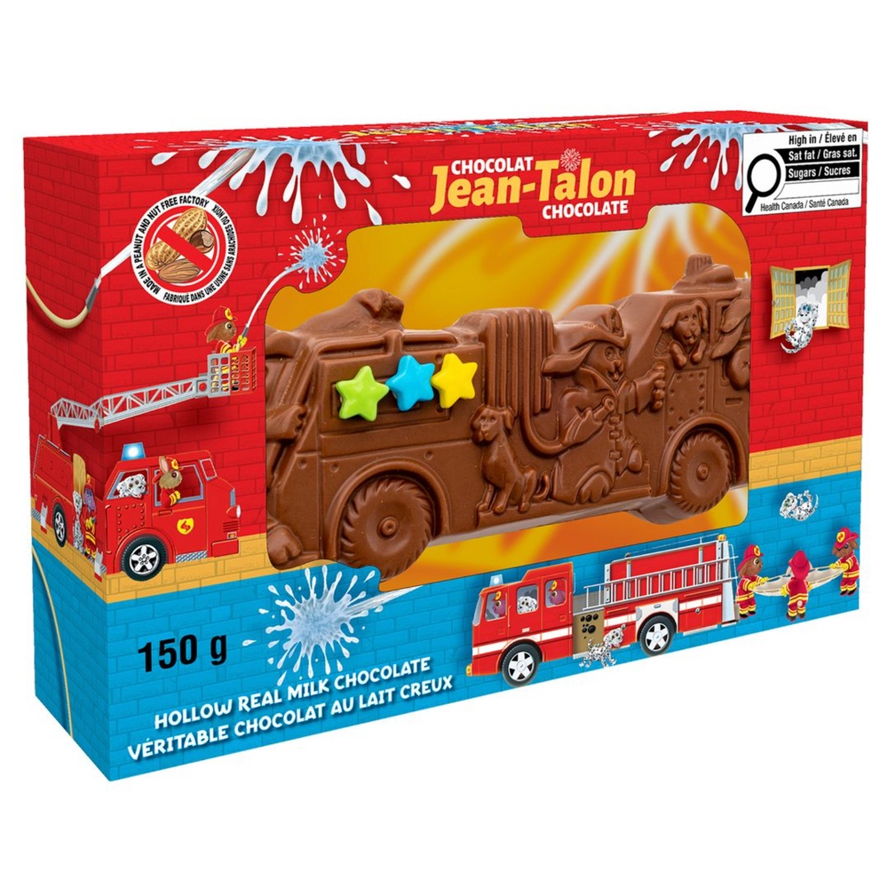 Chocolat au lait 150 g camion de pompier