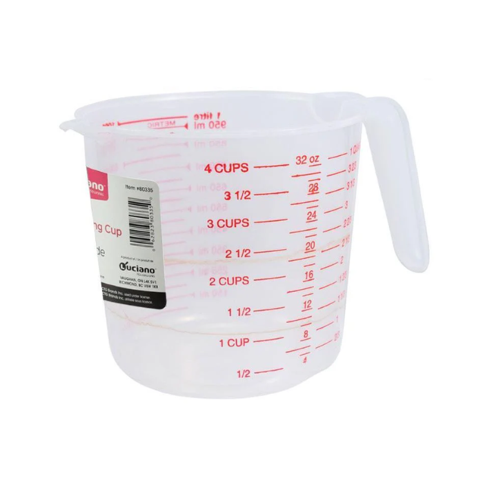 Tasse à mesurer en plastique 4 tasses