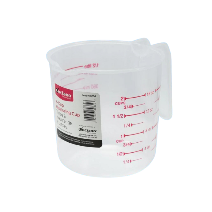 Tasse à mesurer en plastique 2 tasses