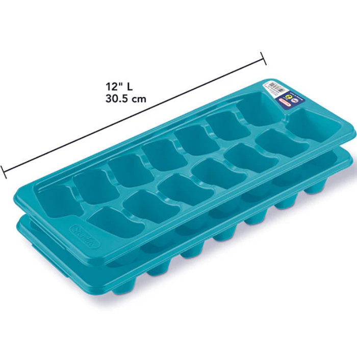 Moule à glaçons en plastique Stérilite bleu (paquet de 2)