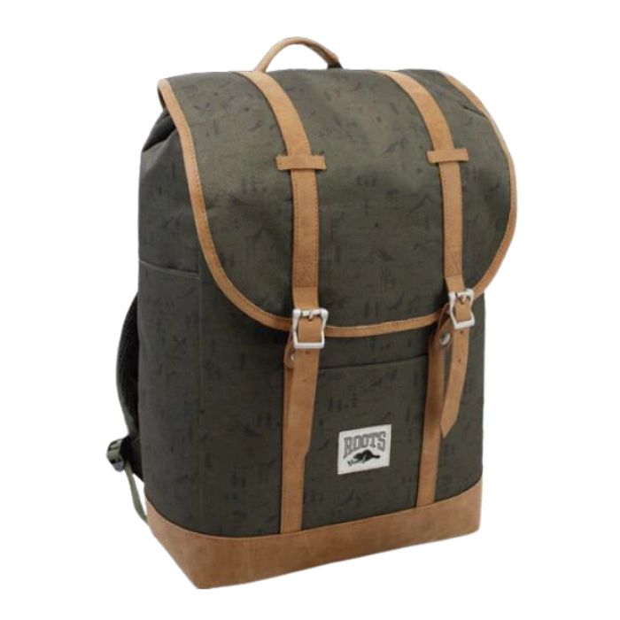 Sac à dos 41 cm x 29 cm x 15 cm Roots vert kaki