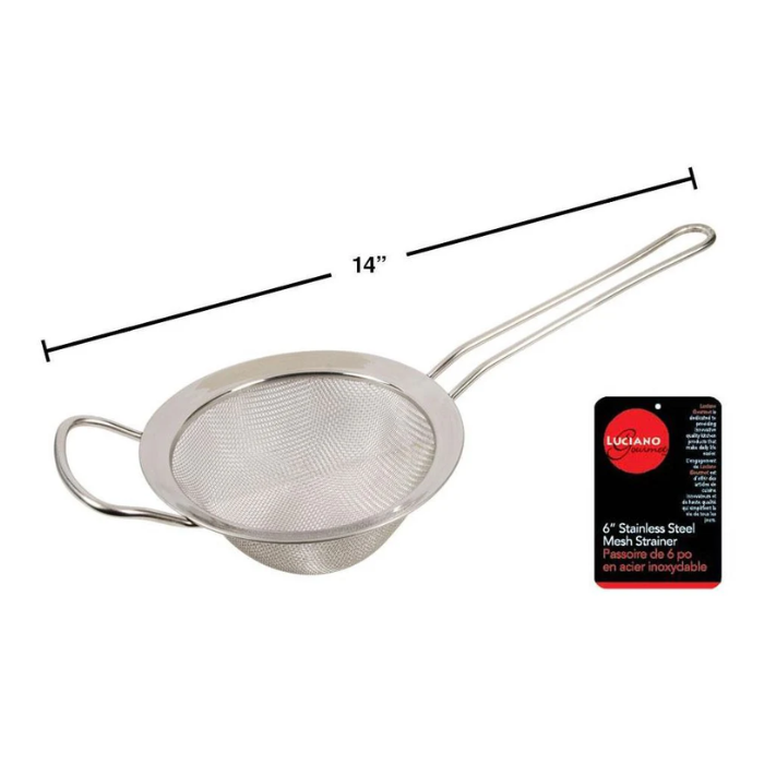 Passoire en acier inoxydable 6 po x 14 po