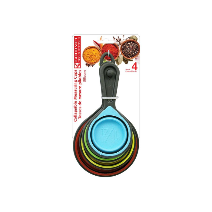 Cuillère à mesurer en silicone pliable (paquet de 4)