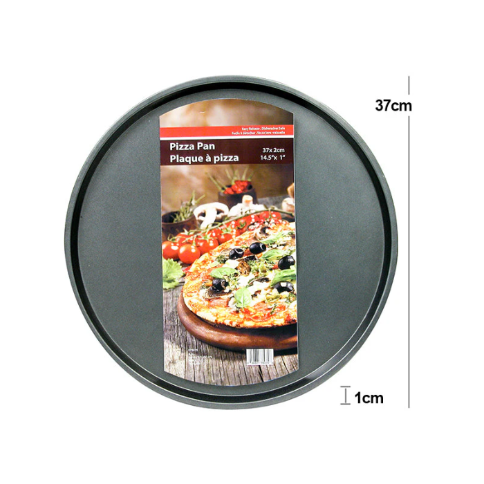 Plaque à pizza en métal 14,5 po