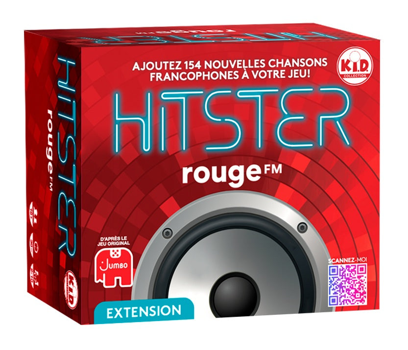 Hitster Rouge FM - Extension (16 ans et plus, 2 à 20 joueurs)