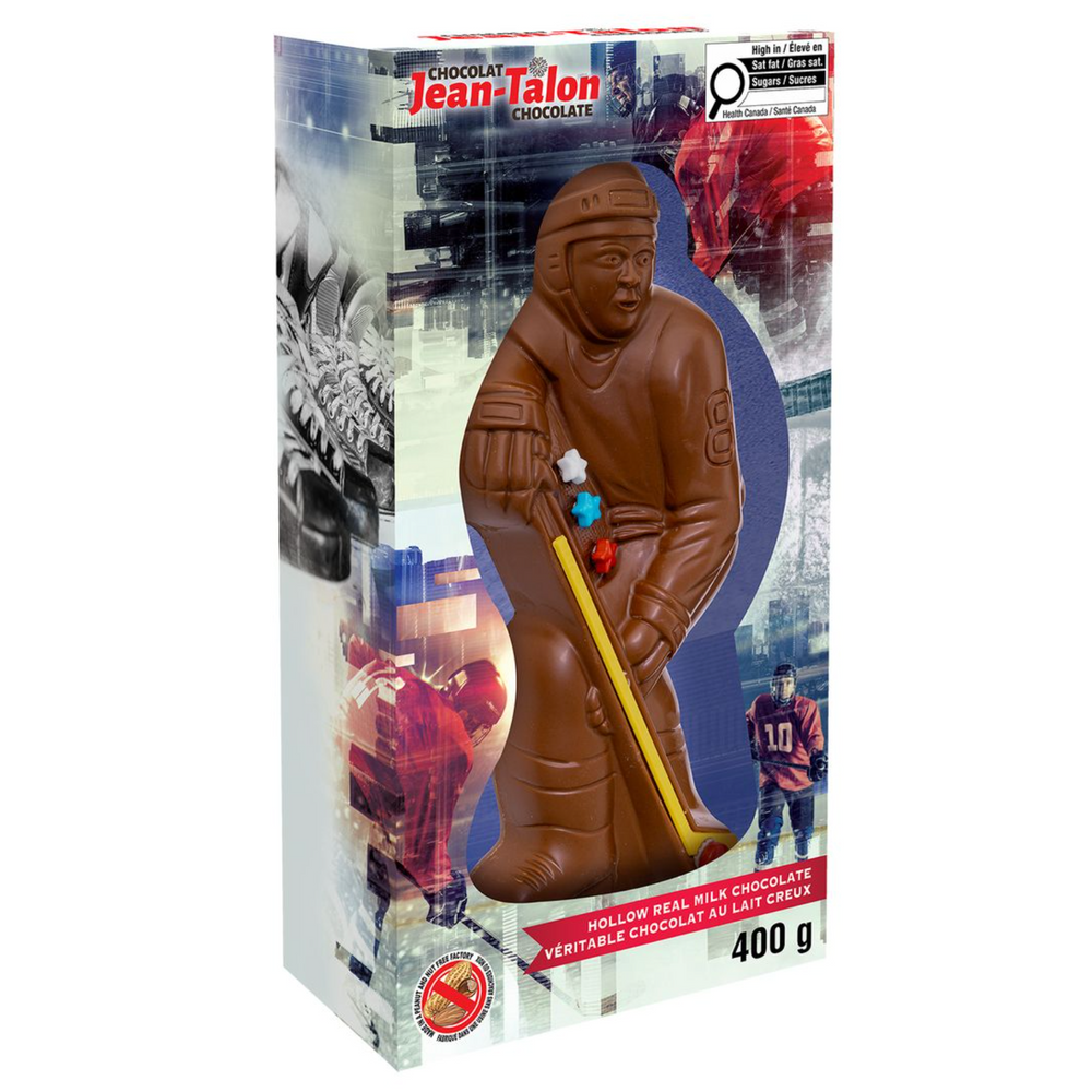 Chocolat au lait 400 g joueur de hockey