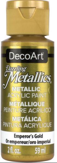 Peinture métallisée 2 oz DecoArt