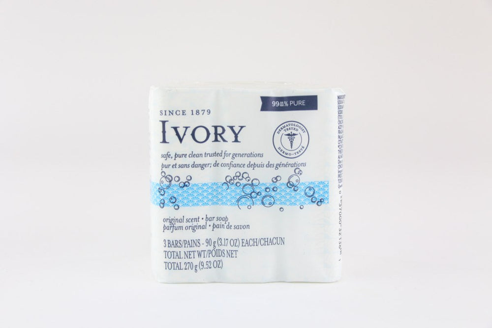 Savon 90 g (paquet de 3) Ivory