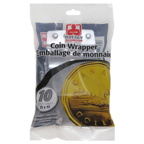 Emballage de monnaie en plastique Tuff Guy (paquet de 10)