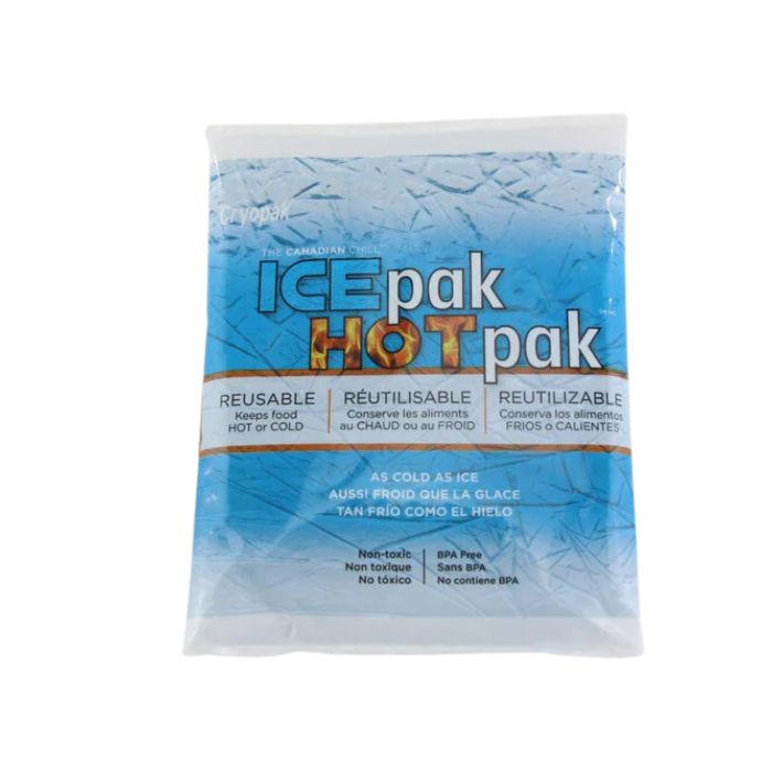 Sachet Ice pak/Hot pak réutilisable 5,5 po x 7 po (froid ou chaud)