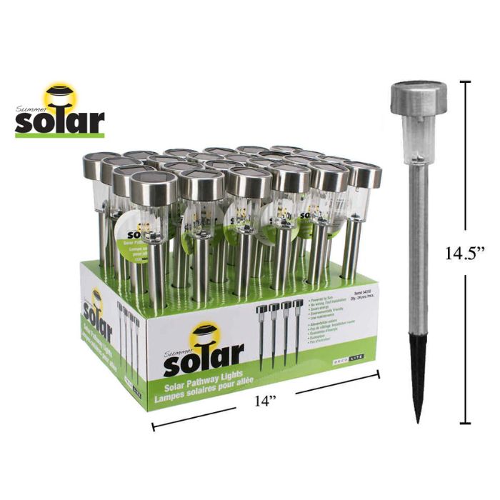 Lampe solaire 14,25 po