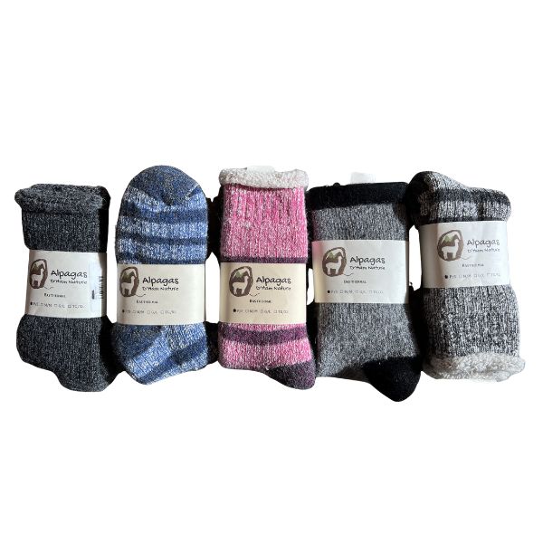 Bas thermal long unisexe en laine d'alpaga